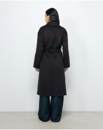 AERE - Chloe Double Faced Wool Blend Coat