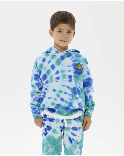 Rock Your Kid - Zilla Sk8 Tie Dye Ren Hoodie