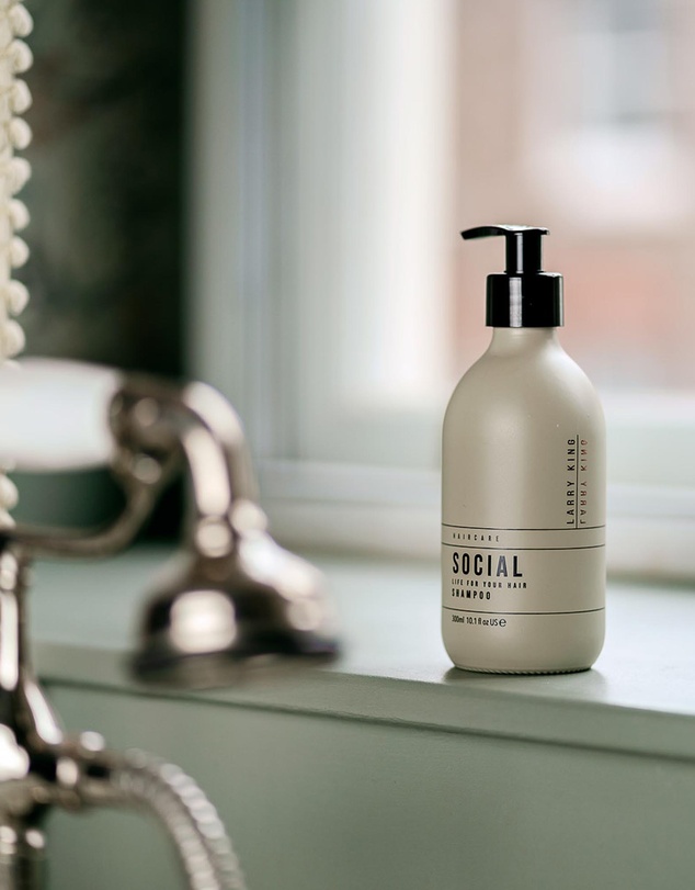 Larry King Haircare - Social Life Shampoo Bottle