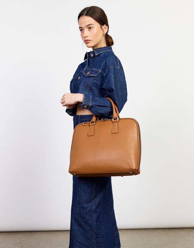 SABEN - Parker Briefcase Toffee