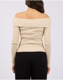 All About Eve - Sabine Off Shoulder Knit