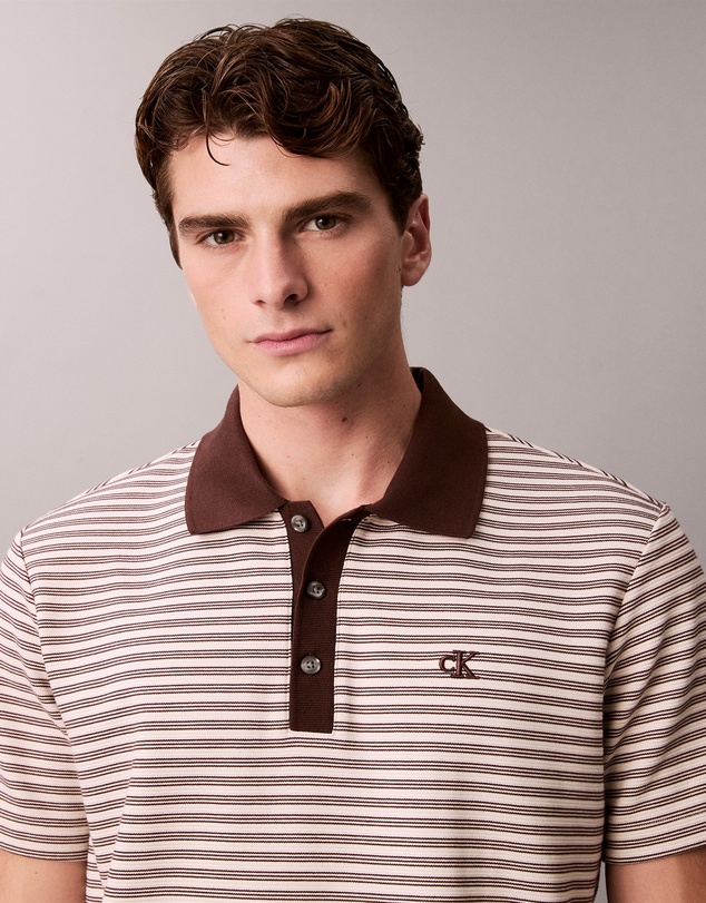 Calvin Klein - Ottoman Stripe Polo Shirt