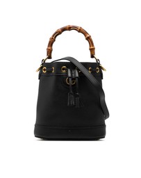 Pre-Loved by Azura Reborn - Pre-Loved Mini Calfskin Bamboo Diana Bucket Bag