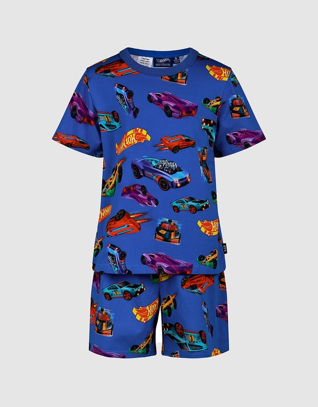 Rock Your Kid - Hot Wheels Short Pyjama Set - ICONIC EXCLUSIVE - Kids