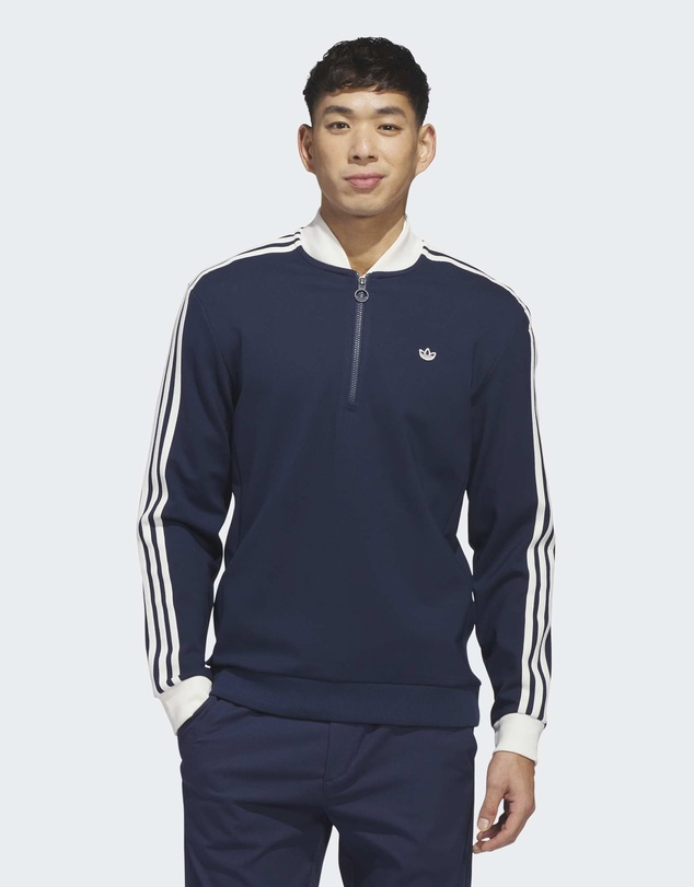 adidas Originals - Originals 3-Stripes 1/4 Zip Sweatshirt Mens