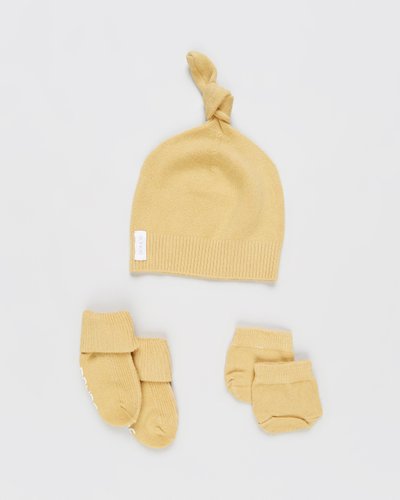 Organic Beanie Set - Babies