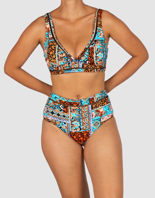 Baku Swimwear - Tulum High Waist Bikini Bottom