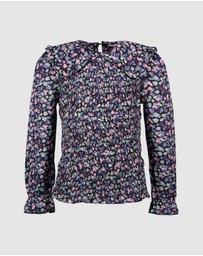 B.Nosy - Floral Blouse with Collar - Kids-Teens