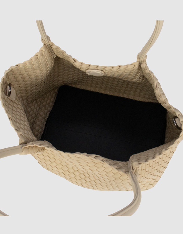 Chuchka - Woven Neoprene Winona Tote Beige