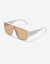 Hawkers Co - HAWKERS - White Mustard Eco METRO Sunglasses for Men and Women UV400