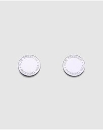 Von Treskow - Von Treskow Plate Stud Earrings