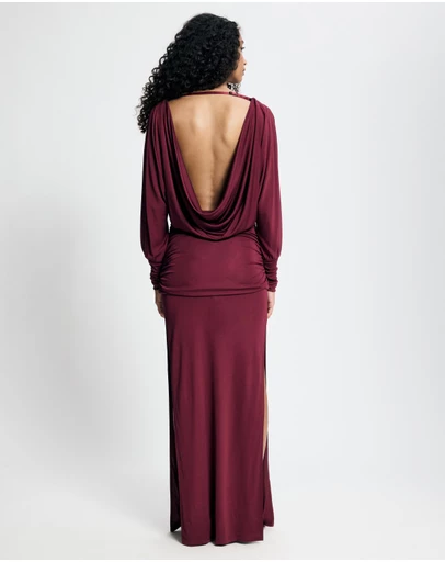 Lover - Carmen Cowl Back Maxi Dress