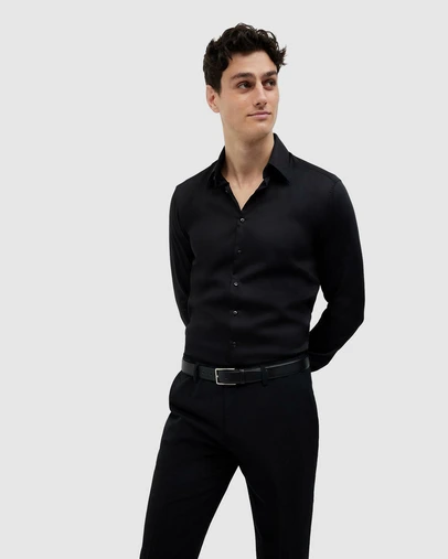 Politix - Regular Sateen Long Sleeve Shirt
