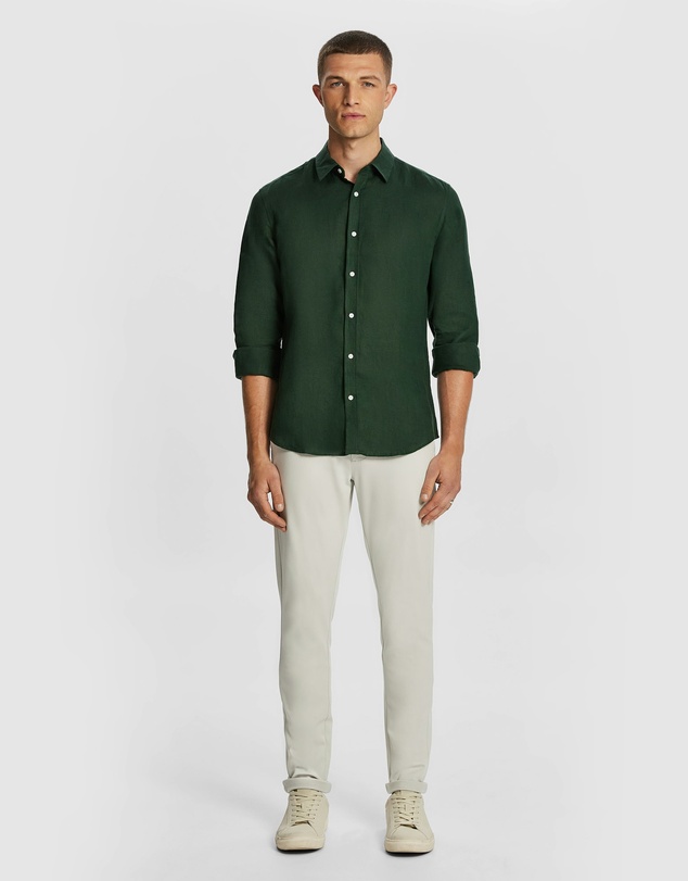 yd. - West Hampton Pure Linen Shirt