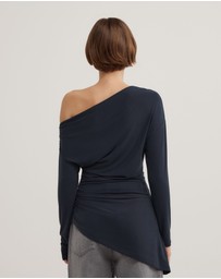Witchery - Asymmetric Tunic Long Sleeve Top