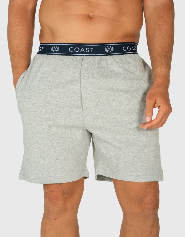 Coast Clothing - Grey Marle Lounge Shorts