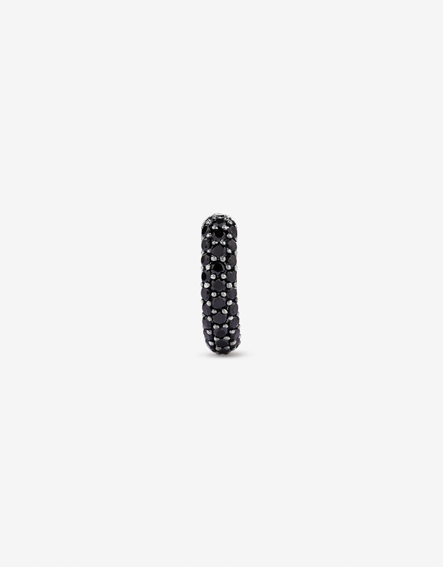 Michael Hill - 0.34 Carat TW Black Diamond Huggie Earring in Sterling Silver