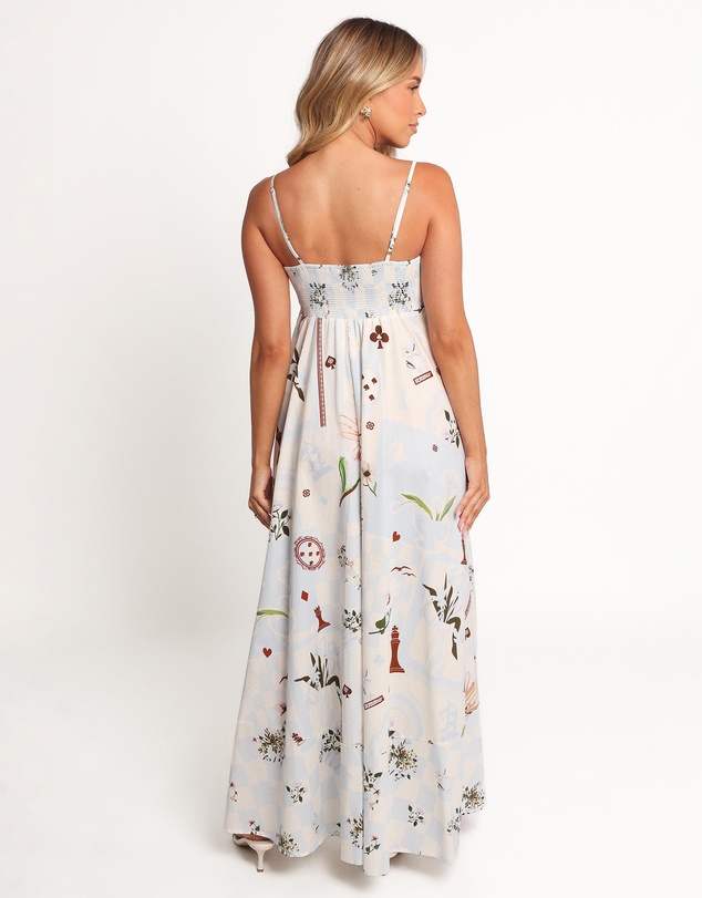 Petal & Pup - Emmeline Maxi Dress - Blue Floral
