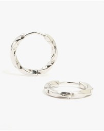 Lovisa - Waterproof Stainless Steel Twisted Hoop Earrings