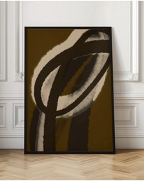 Olive et Oriel - Espressostrokes No 1 by Treechild Art Print