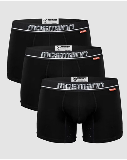 Mosmann - 3-Pack Mens Bamboo Trunks - Ulysses