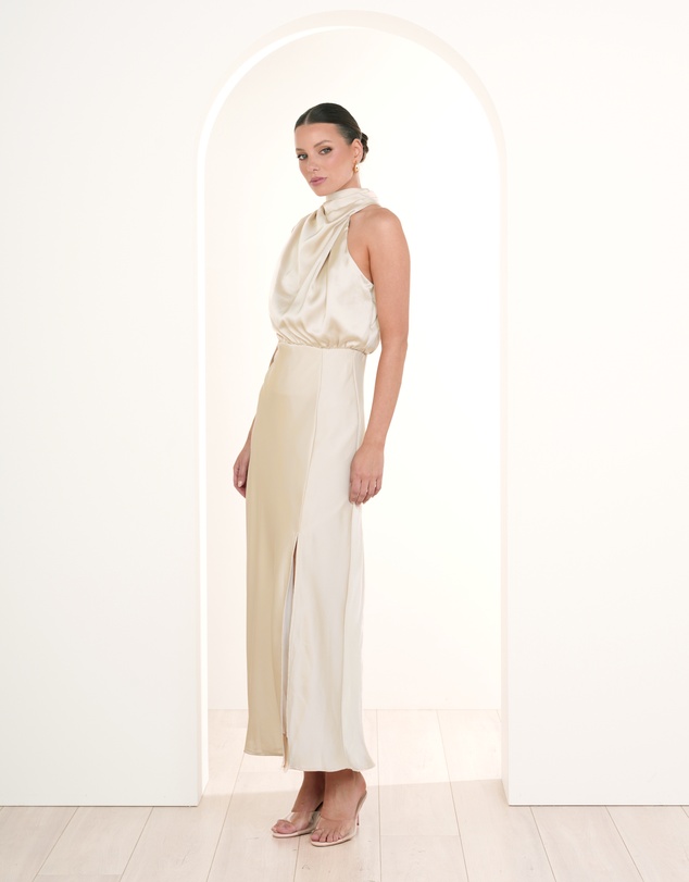 Pilgrim - Como High Neck Midi Dress