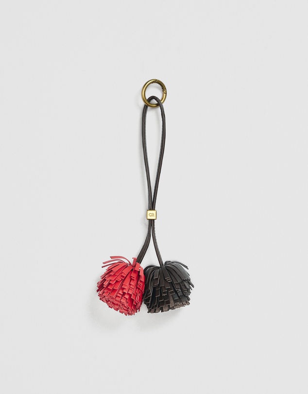 Country Road - Leather Pom Pom Charm