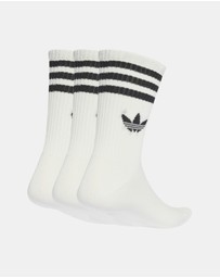 adidas Originals - 3-Pairs 3 Stripes Crew Socks