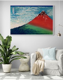 Inka Arthouse - Kanazawa Oki Nami Ura by Katsushika Hokusai Art Print