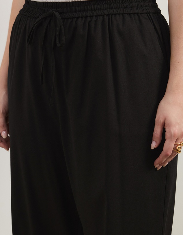 Atmos&Here Curvy - Zosia Cotton Linen Flared Pants