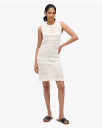 Superdry - Crochet Mini Slim Fit Dress