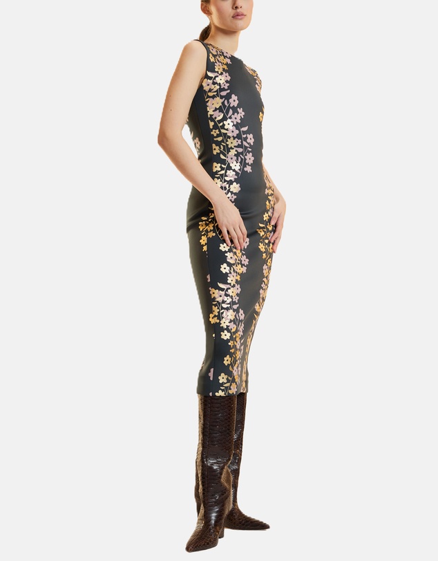 Cynthia Rowley - Sleeveless Bonded Midi Dress