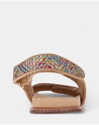 Mia Vita - Dakota Slingback Sandal - Multi Raffia