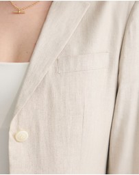 Oxford - Poppy Linen Suit Jacket