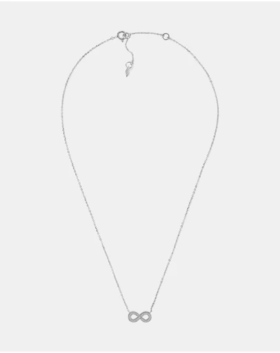 Fossil - Sterling Silver Tone Necklace