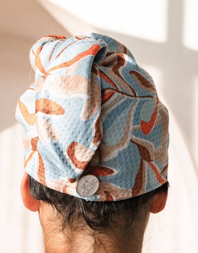 Sky Gazer - Quick Dry Hair Wrap- Sorrento