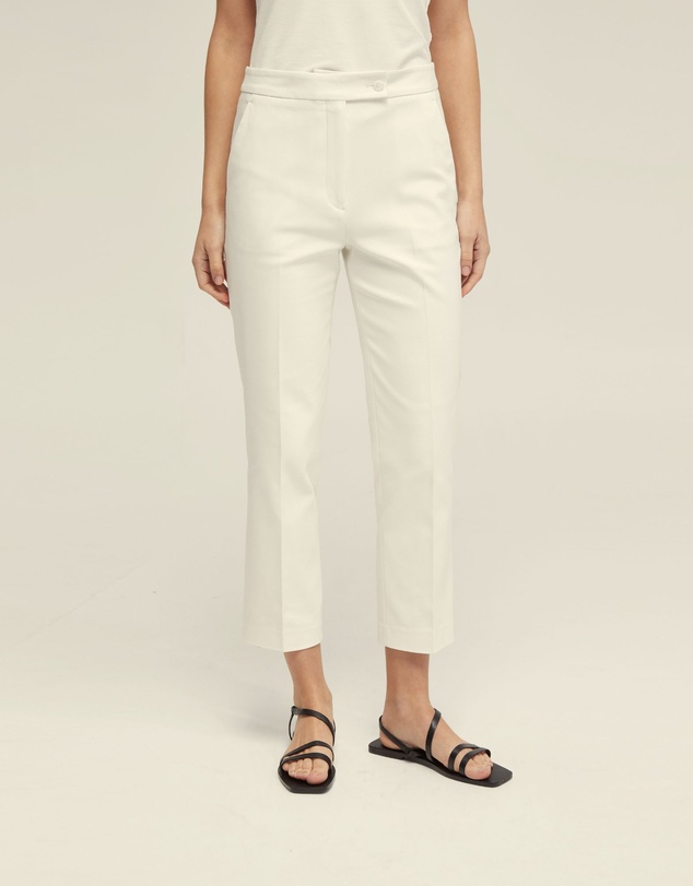 Oxford - Holly Cotton Blend Crop Leg Pants