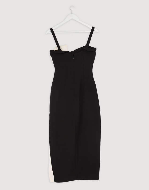 Revibe - Repaired BY JOHNNY. Phillipa Fold Contrast Dress - AU 6