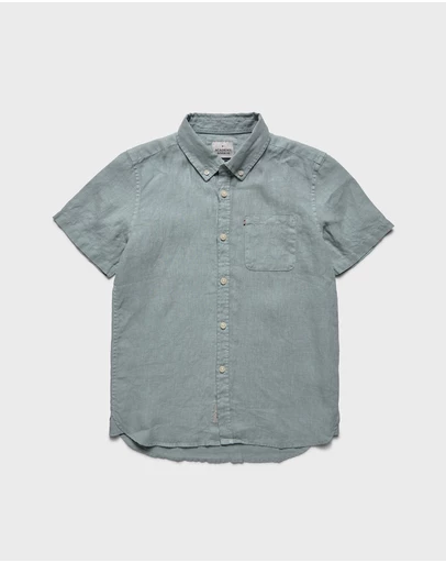 Academy Brand - Kids Hampton Linen SS Shirt