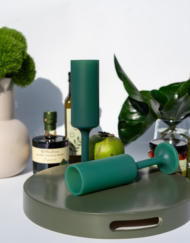 porter green - seff | silicone unbreakable champagne flutes