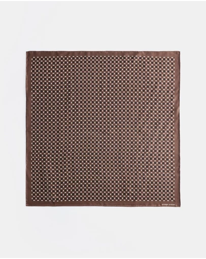 & Other Stories - Geometric Print Silk Scarf