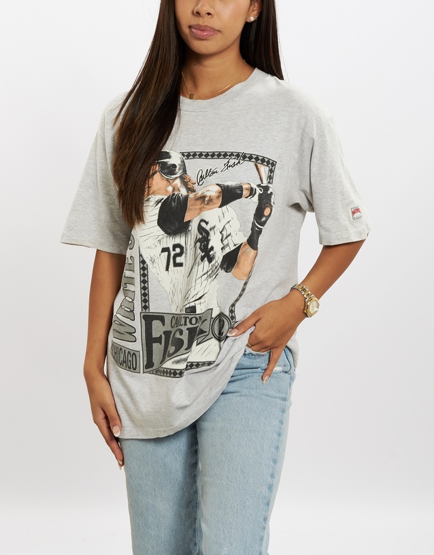 Vintage by The Real Deal - Pre Loved - 1991 White Sox 'Carlton Fisk' Tee