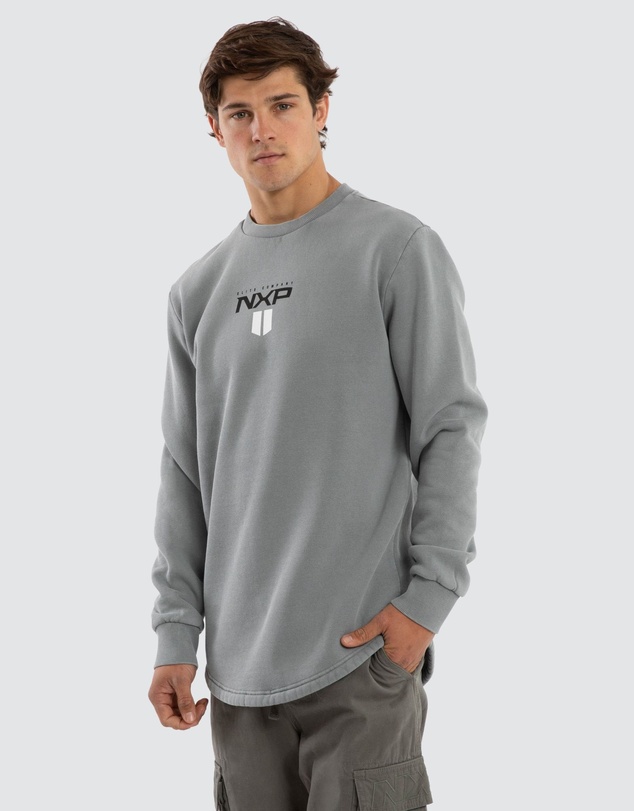 Nena & Pasadena - Crew Dual Curved Sweater