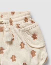 Wilson & Frenchy - Christmas Spice And Nice Organic Crinkle Shorts - Babies-Kids