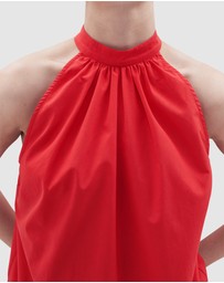 UNISON - Halter Tiered Dress