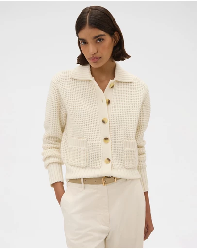 Oroton - Waffle Cardigan