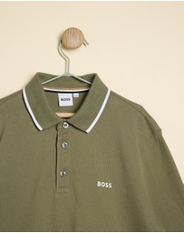 BOSS - Long Sleeve Polo - Kids-Teens