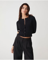 Forcast - Cassie Crew Neck Cardigan