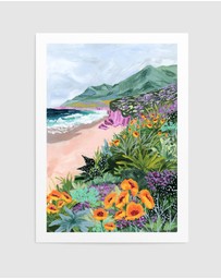 Olive et Oriel - Coastal Bluffs by Sarah Gesek Art Print