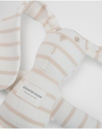 Country Road - Organically Grown Cotton Stripe Rib Bunny